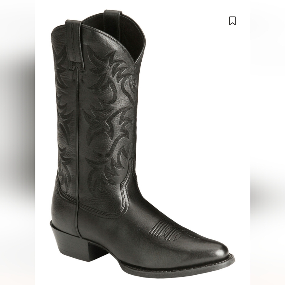 Ariat Men's Heritage Deertan Western Performance Boots - Round Toe 9.5 EE Cowboy